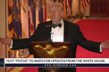 The President and First Lady Participate in a Governors Dinner