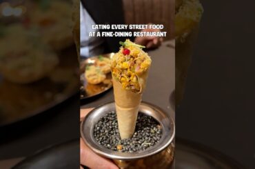 Street Food At Agra’s Fine-Dining Restaurant ✨🍽️  #yt #ytshorts #food #agra