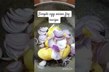 simple egg onion fry recipe 🥚🧅 #food #cooking #recipe #youtube #short