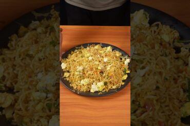 🔥 ASMR Egg Maggi | Spicy Street Style 🍜🥚 | Sizzling Cooking Sounds | No Talking #shorts #asmr