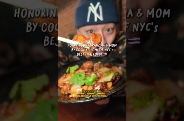 A 3rd generation restaurant kid is cooking some of the best Thai food in NYC #thai #foodvlog
