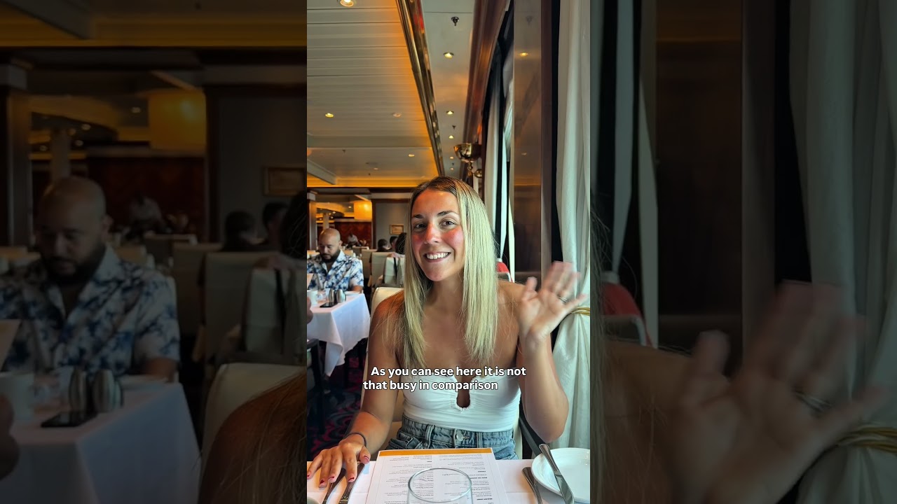 Main dining room for breakfast over buffet.🍽️🛳️ #cruisetips #cruisefood #royalcaribbean #cruise Main dining room for breakfast over buffet.🍽️🛳️ #cruisetips #cruisefood #royalcaribbean #cruise