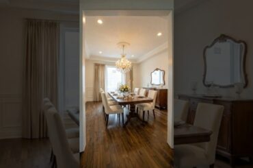 From Basic to Luxury ✨ Dining Room Makeover with Vinyl Flooring | Before & After #shorts