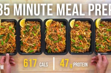 Crispy Chili Beef Noodles | Quick & Easy Meal Prep