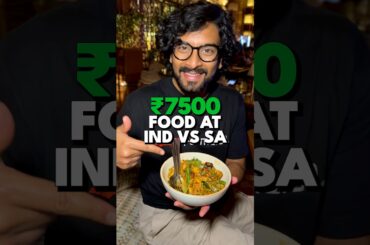 Spent ₹7500 at Virat Kohli’s Restaurant During IND vs SA 🏏