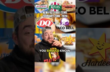 New fast food releases for late February - 2.23.26 #food #fastfood #restaurant #news