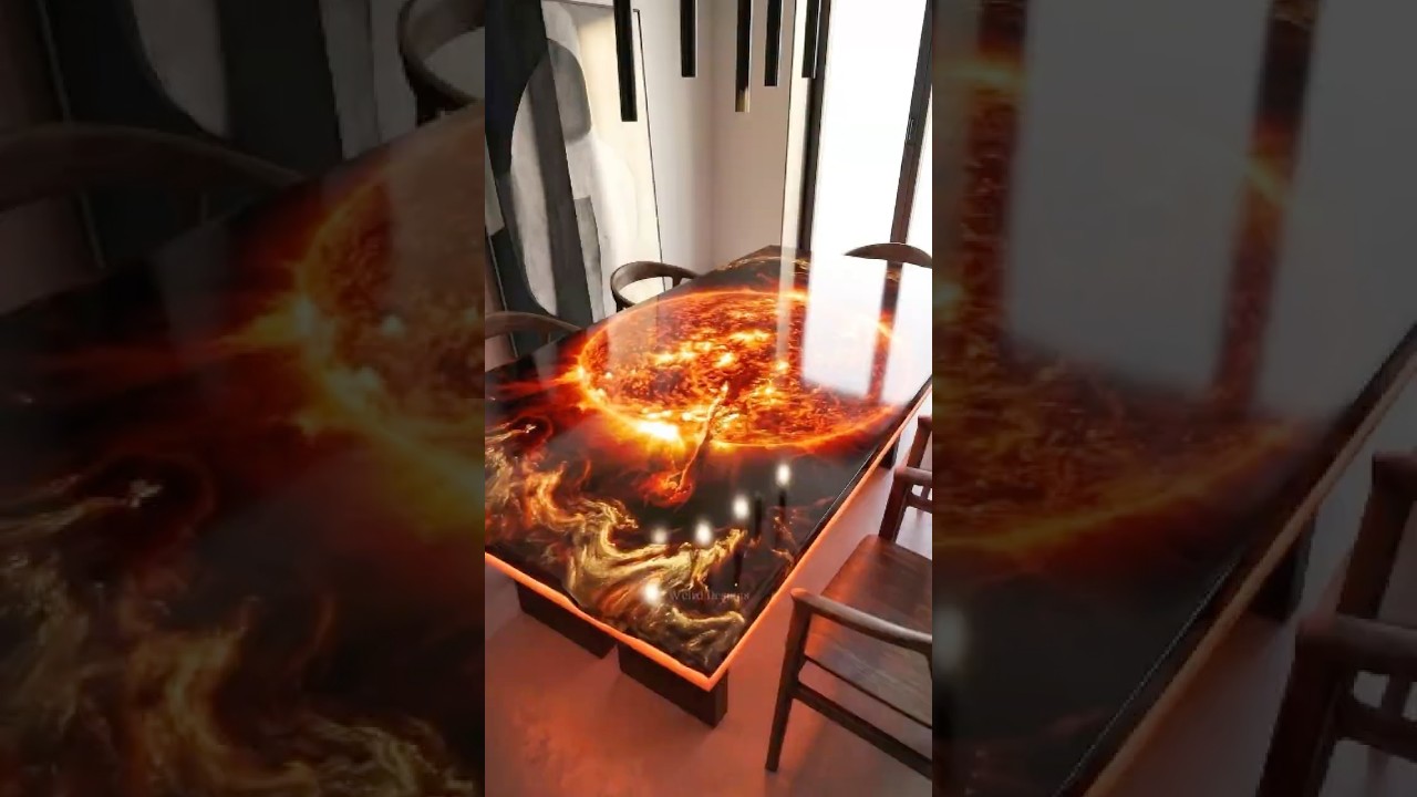 Solar Storm Dining Table That Feels Like The Sun Solar Storm Dining Table That Feels Like The Sun