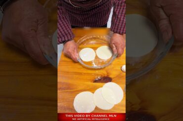 PERFECT circles! 🥟 dough without rolling pin#shorts #skills #crafts #cooking #dumplings