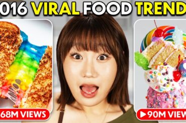 Trying & Rating 2016's Best Food Trends!