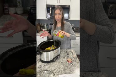 Crockpot Mississippi Roast #crockpot #crockpotdinners #slowcooker #slowcookerrecipe #cooking