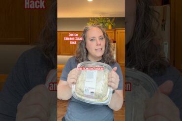 Costco Chicken Salad Hack into a Pasta Bake #foodshorts #costco #chickenrecipes #cooking #shorts