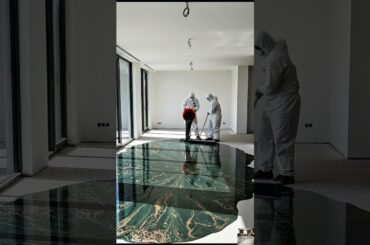 Building a Billionaire Dining Room: Imperial Forest Green & Bronze✨#interiordesign #satisfying #home