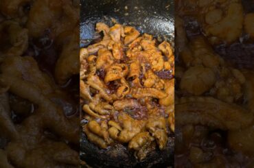 Delicious chicken skin curry | Chicken skin fry #shorts #cooking #ps_survival