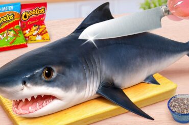 Best Seafood Recipe 🦈 How To Make Miniature Japanese Fish Steak Recipe 🔥 Tina Mini Cooking