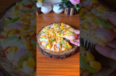 Home made pizza recipe #shortsfeed #pizza #cooking