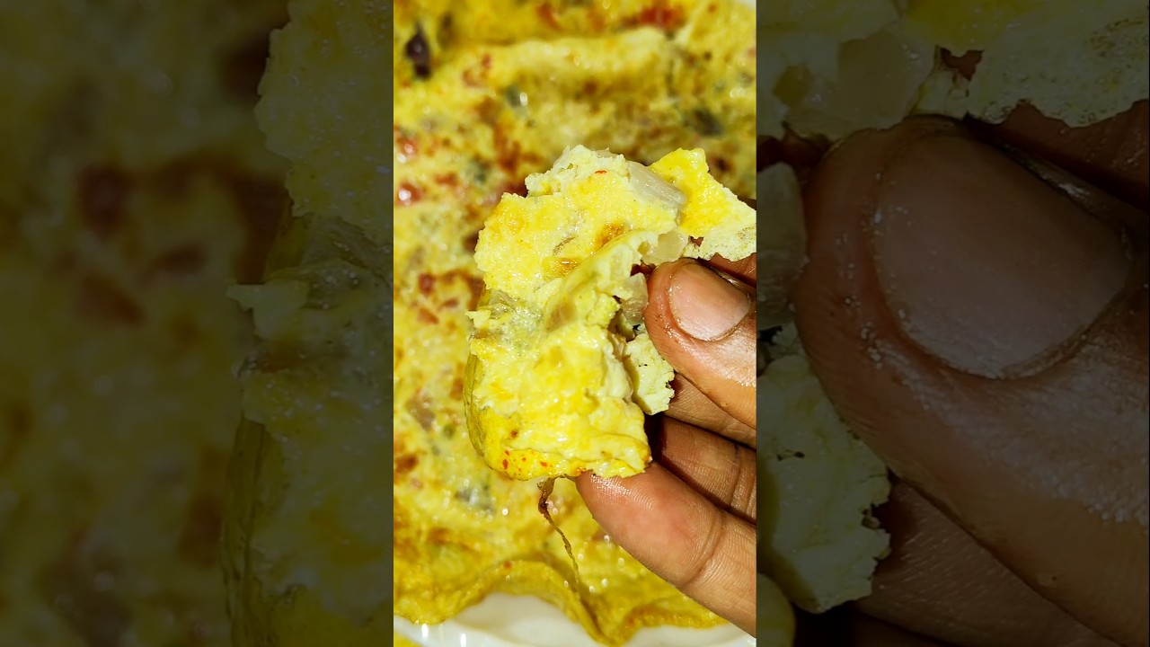 Egg Omelette with potato 🥔 #eggomelette #shortsfeed #cooking Egg Omelette with potato 🥔 #eggomelette #shortsfeed #cooking