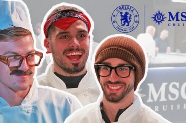 Chelsea Stars Surprise Guests at an MSC Cruises Chef’s Table 🚢💙