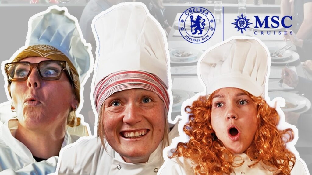 Chelsea FC Women Surprise Guests at an MSC Cruises Chef’s Table 🚢💙