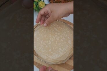 👍Spring Roll Sheet #food #recipe  #cooking #easyrecipe #springroll #CookEasyWithSumina#shorts