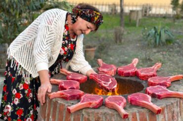 Grandma Cooks Clay Covered Tomahawk Steak - What Comes Out Will Amaze You!