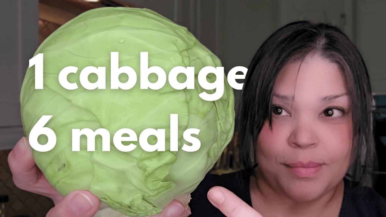1 Cabbage, 6 Meals | COOKING FOR ONE 1 Cabbage, 6 Meals | COOKING FOR ONE