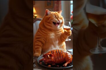 Fine Dining with a Fancy Cat 🐱🍷