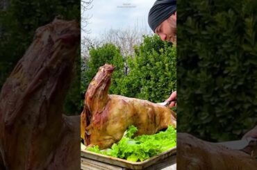 Whole Lamb Stuffed with Rice | Slow Roasted #food #cooking #bbq