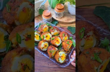 Crispy Potato Egg Pakoda 🤤 Perfect for Iftar #short #recipe #easyrecipe #cooking #trending