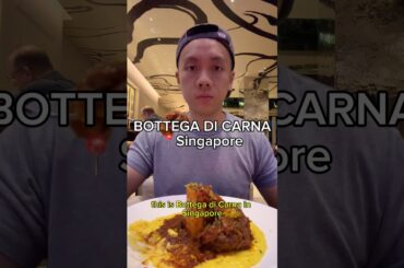 This is Bottega di Carna in SG, an Italian steakhouse from butcher Dario Cecchini, from Chef’s Table