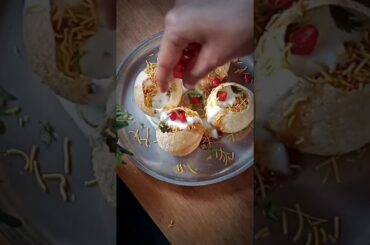 Dahi puri 🫶#viral#food#cooking#recipesinkannada#dahipuri#streetstyle#@sahanavlogs-12