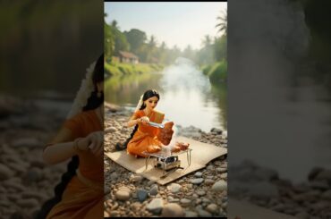 Miniature Riverbank Chicken Grill 🍗🔥 |#asmr #miniature #cooking #satisfying