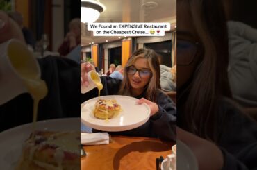😱 MOST EXPENSIVE RESTAURANT ON THE CHEAPEST CRUISE?