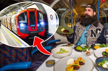 AN EIGHT COURSE FINE DINING MENU ON A TUBE TRAIN?!