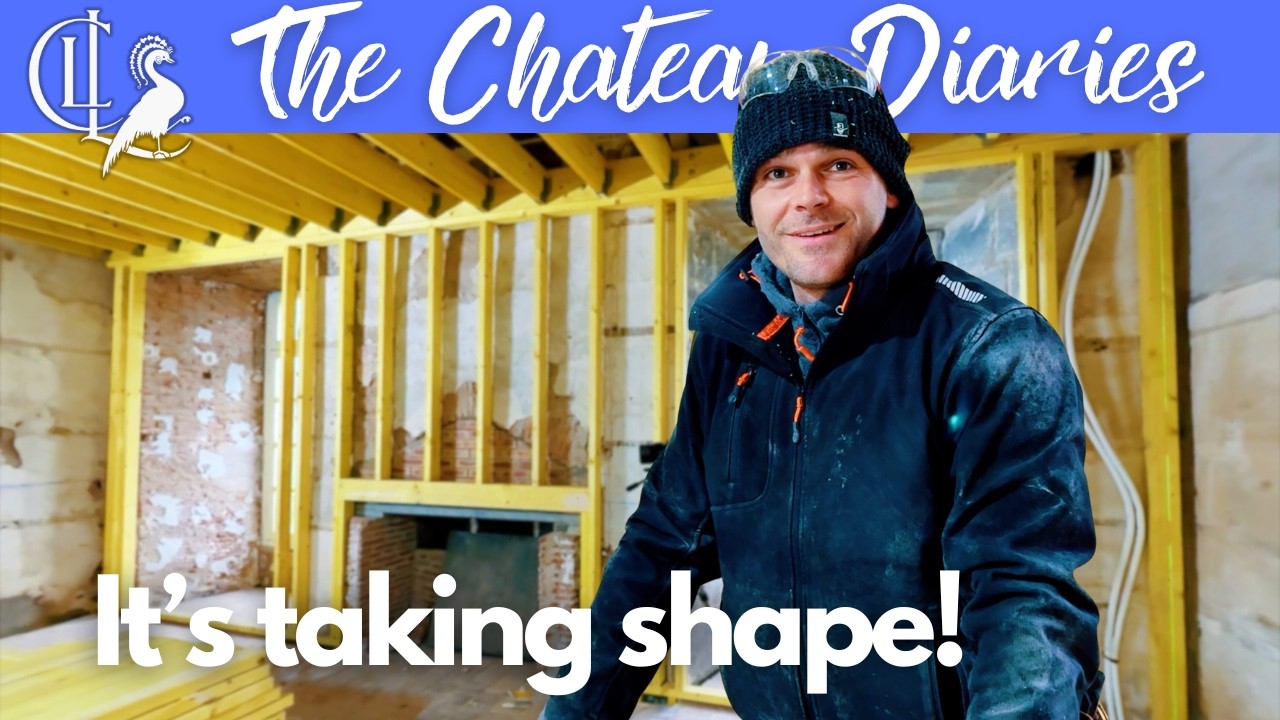 NEXT PHASE: The NEW FRAMEWORK’s Going up in the Chateau’s Grand Dining Room! 🏰🛠️ NEXT PHASE: The NEW FRAMEWORK's Going up in the Chateau's Grand Dining Room! 🏰🛠️