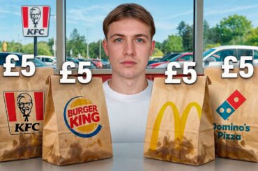 I Tried £5 Fast Food Meal Deals