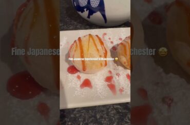 Delicious Fine Dining Experience in Manchester 🤩 #shorts #finedining #japanesefood #england