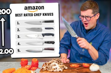Chef Reviews and Ranks Amazon’s Best Rated Chef Knives