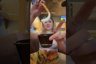 Trying the Applebee’s kids meal #kidsmealsforadults #applebees #kidsmeal #rootbeer #ranch