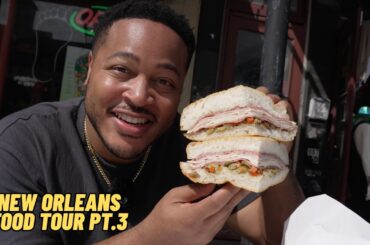 New Orleans Food Tour Pt. 3 | (Lil Dizzy's, Castnet Seafood, Central Grocery, Cajun Seafood)