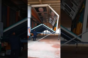 Multi-purpose intelligent hydraulic truck container folding dining car#Dining room#Party trailer