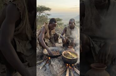 Hadzabe Addictive Chewing ASMR #food #asmr #shorts #shortsfeed #eatingasmr #foodasmr #cooking