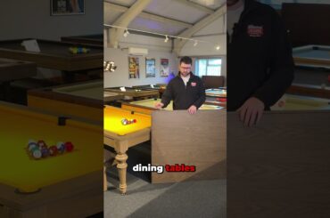 Is a Dining Top Included with a Pool Dining Table? #homeleisure #billiards #8ballpool #pool #ball