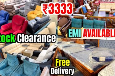 இவ்வளவு குறைந்த விலையில் Sofa Cot Dining Table கிடைக்குமா? 😱 Own Manufacturing Mega Sale!