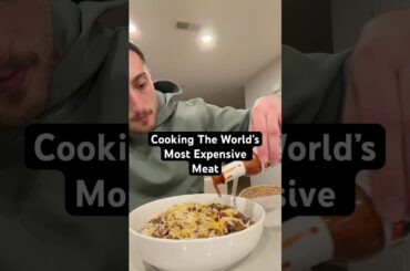 Cooking and trying the worlds most expensive meat #cook #chef #food