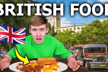 I Tried British Food in The Philippines