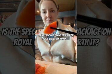 Specialty dining on Royal Caribbean’s Navigator of the Seas! 🚢 🍴