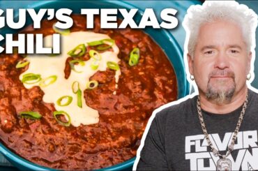 Guy Fieri's Texas Chili | Guy's Big Bite | Food Network