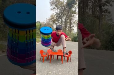 😱 Mini 4 Seater Dining Table vs Lightweight Folding Camping Stool | Unboxing🔥#shorts