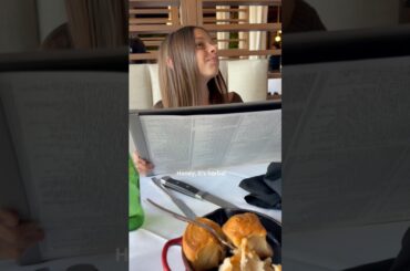 Doesn’t mom see the captions? #funny #skit #shorts #restaurant #english #fyp