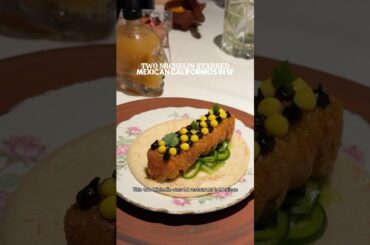 Two Michelin Starred Californios in SF